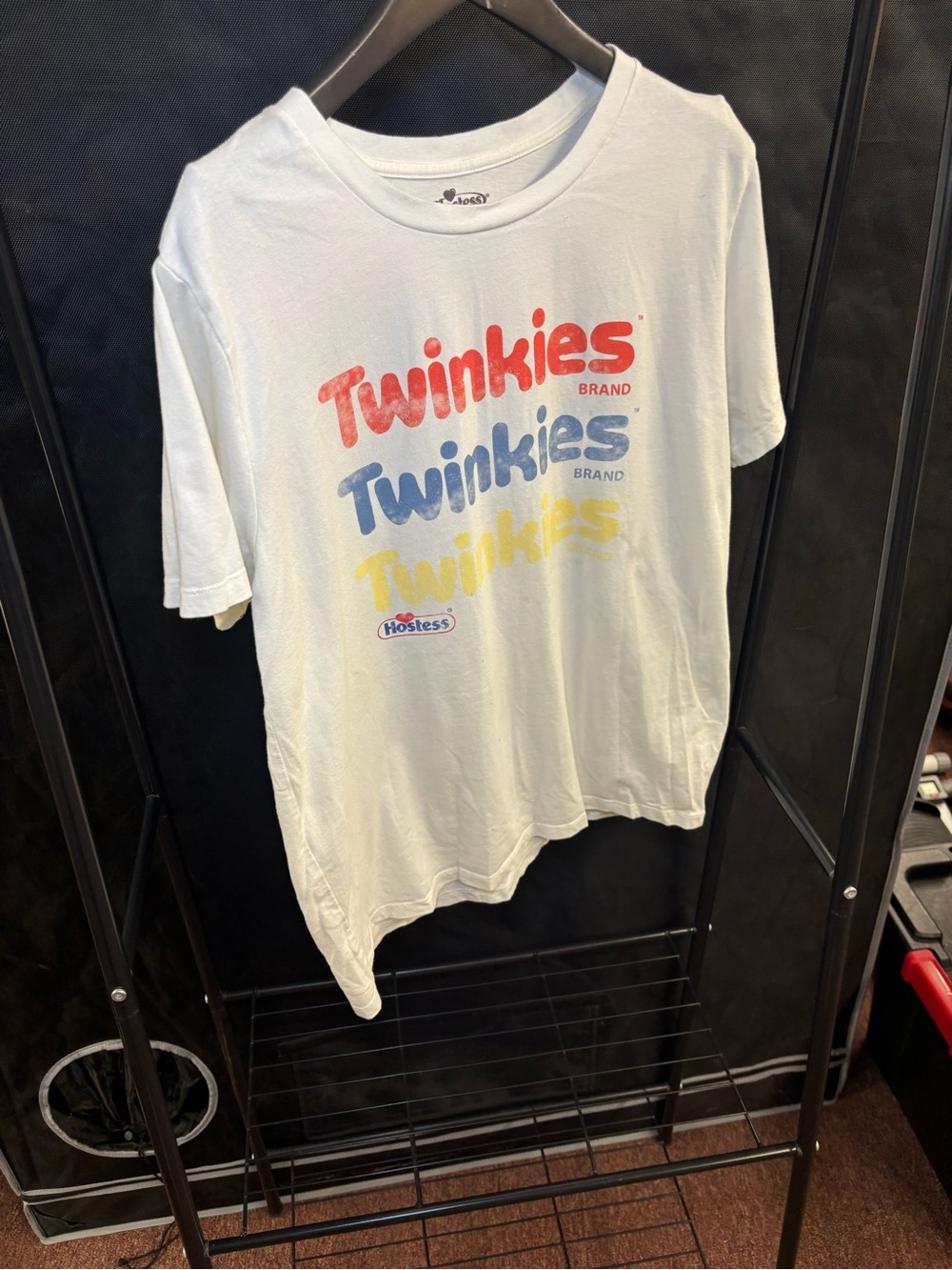 Hostess Twinkies Graphic T-Shirt Graphic Tee White Size XL